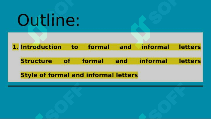 Formal and informal letters 2