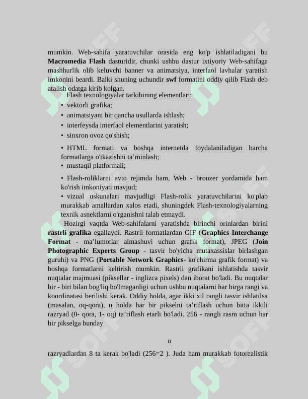⦁	MACROMEDIYA FLASH da animatsiya yaratish 5