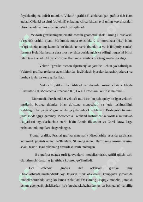Grafik muharrirlar bilan ishlash 6