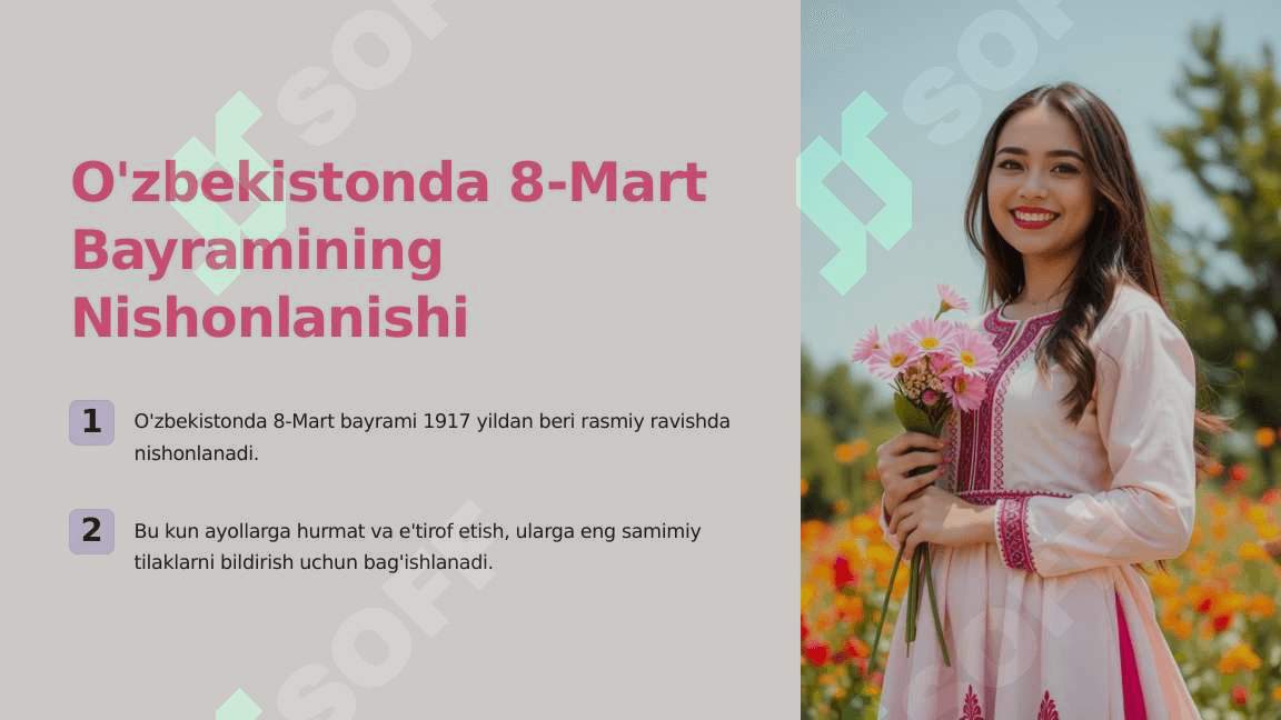 8-Mart Xalqaro Xotin-Qizlar Bayrami 3