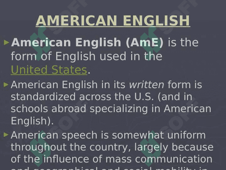 Difference Between American English And British English 2