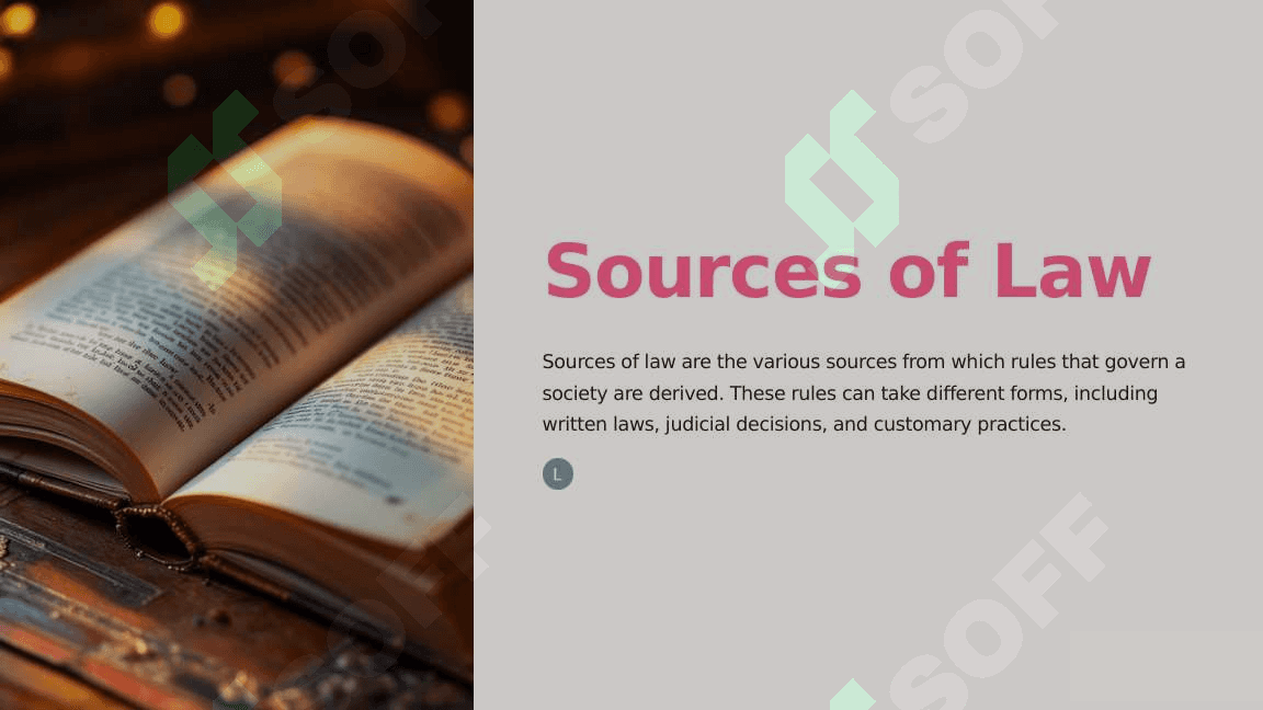 Sources of Law 2