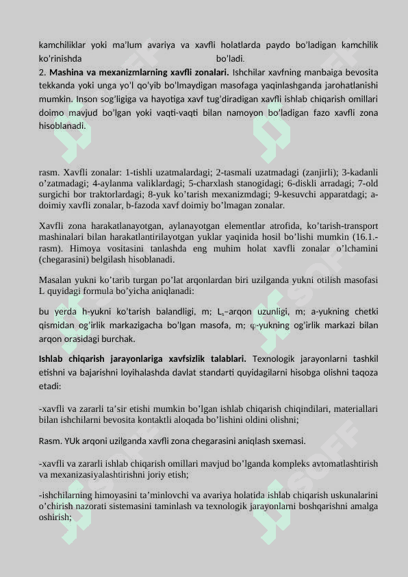 Mashina va mexanizmlar uchun texnika xavfsizligi talablari keltiriladigan meyoriy hujjatlar tizimi 2