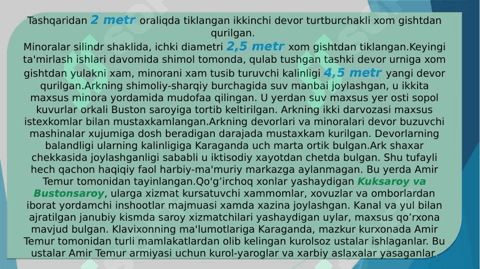 Amir Temur va Temuriylar davrida harbiy ishlar 7