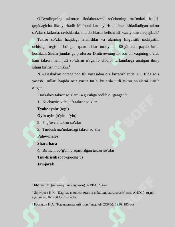 Malay tilida reduplikatsiya KURS ISHI 5