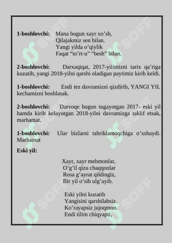 BAYRAM SENARIYSI. 2