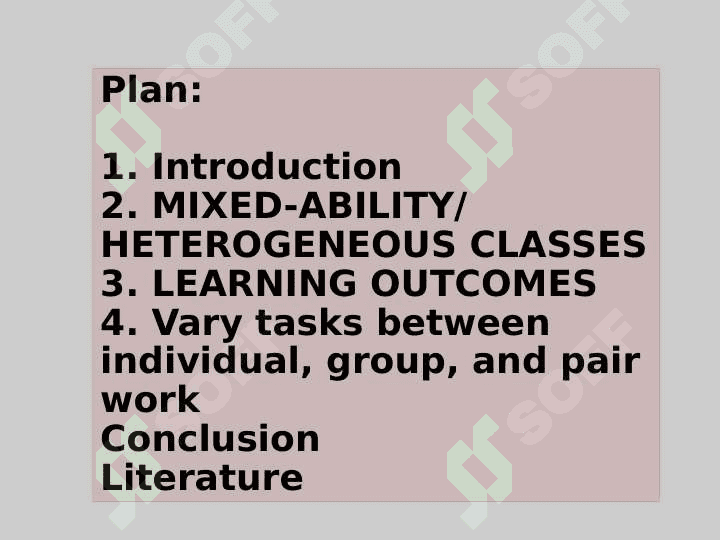 Strategies for teaching mixed ability classes 2