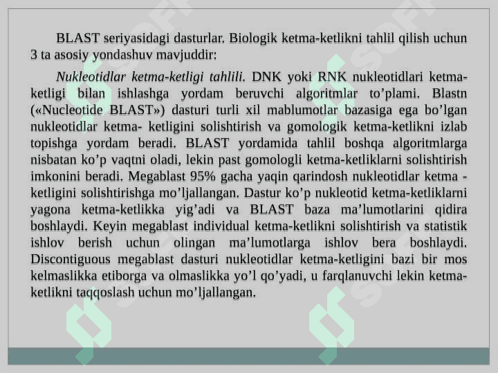 Blast dasturi ishlash mexanizmi 5