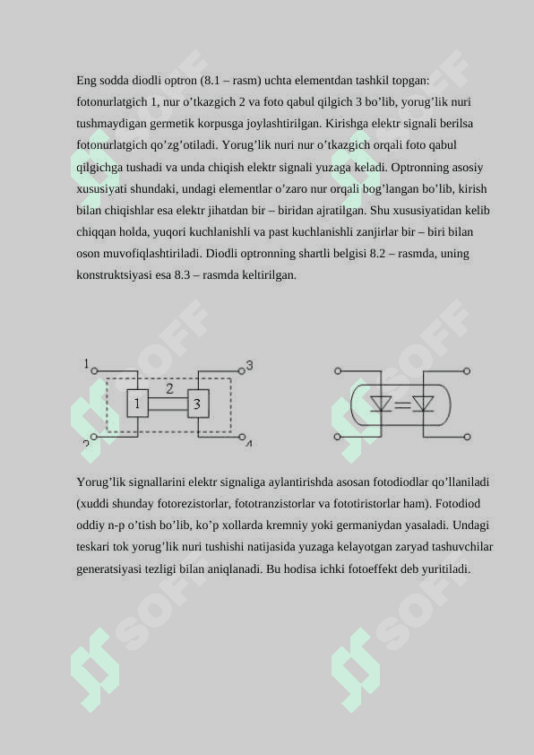 Optronlar tuzilishi va qo’llanilishi. 4