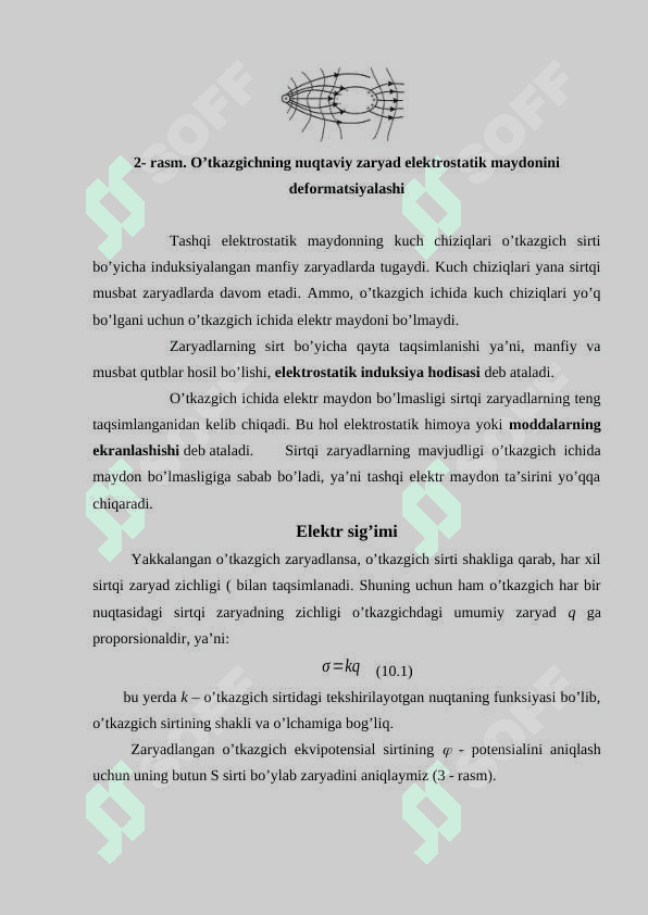 Elektr maydonida o’tkazgichlar 3