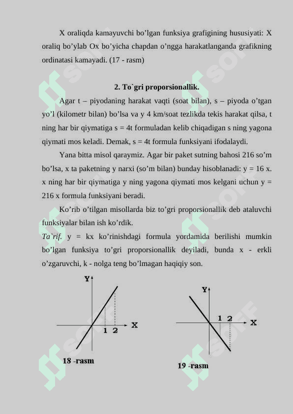 Funksiyalar. Funksiyaning grafigi 4