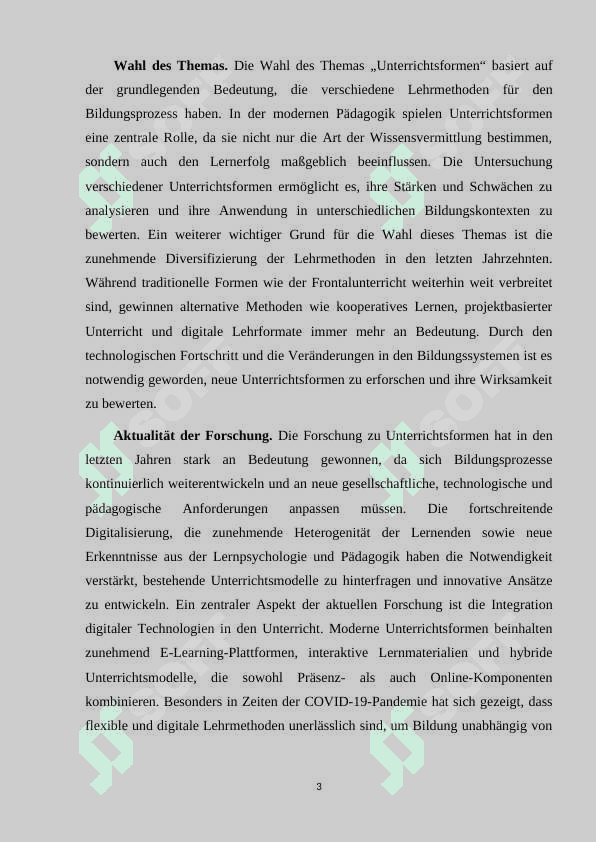 Unterrichtsforme. mavzusida kurs ishi 3