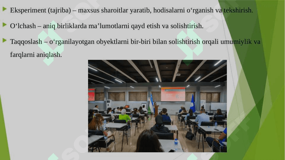 ILMIY METODLAR UNING TURLARI 4