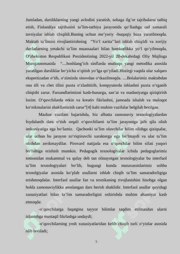 BОSHLANGʻICH SINF ОNA TILI VA O‘QISH SAVODXONLIGI DARSLARINI INGLIZ TILI BILAN INTEGRATSIYALASH YO‘LLARI 5