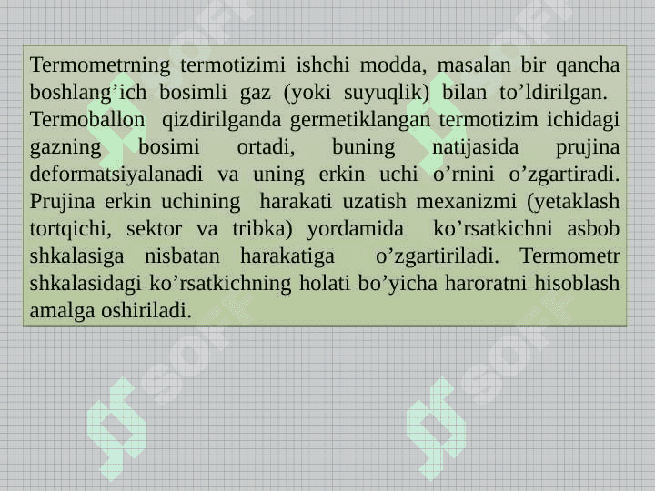 MANOMETRIK TERMOMETRLAR 4