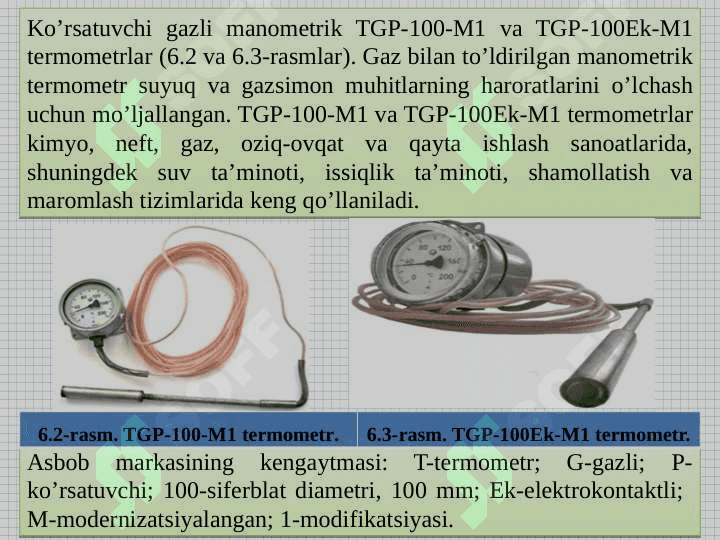 MANOMETRIK TERMOMETRLAR 8