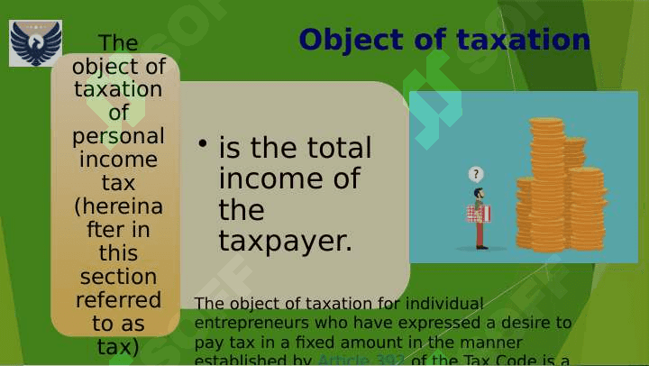 Income tax. Daromad solig'i 6