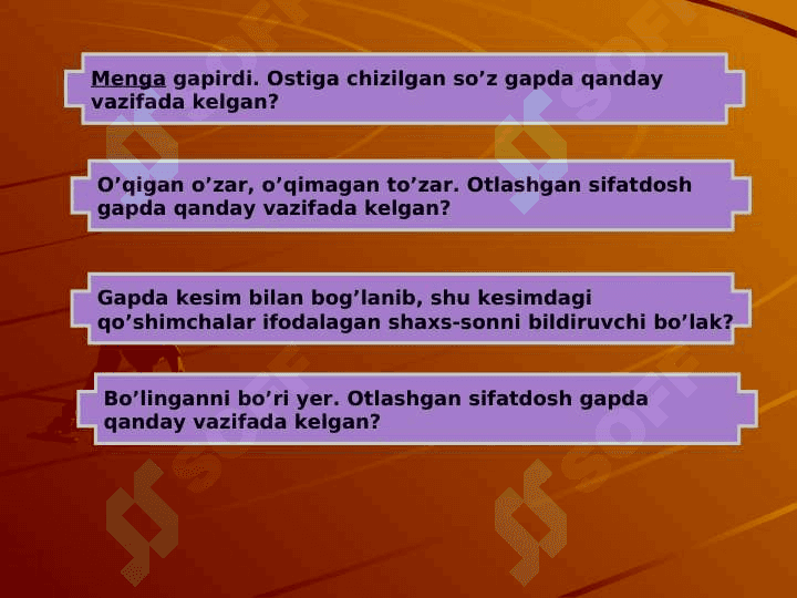 Sintaksis mavzusiga taqdimot 6