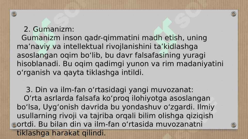 Uygʻonish davri falsafasi 3