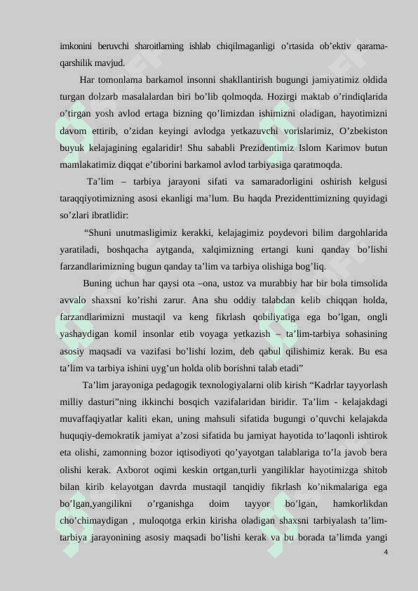 BOSHLANG’ICH SINFLARDA MATEMATIKA O’QITISHDA DIDAKTIK  O’YINLARDAN FODALANISH 4