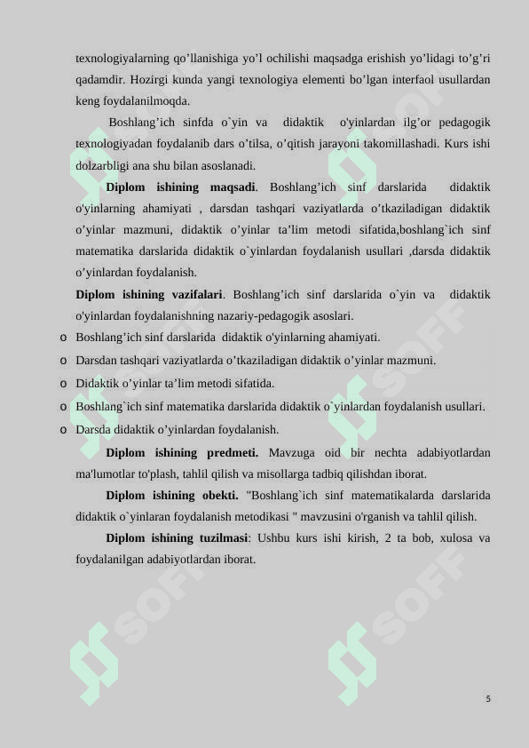 BOSHLANG’ICH SINFLARDA MATEMATIKA O’QITISHDA DIDAKTIK  O’YINLARDAN FODALANISH 5