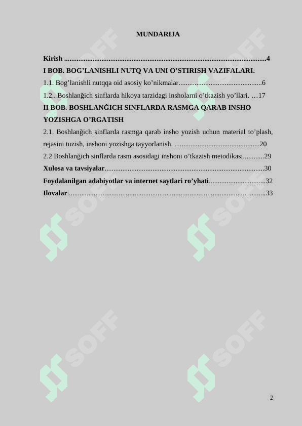 Boshlanğich sinflarda rasmga qarab insho yozish yõllari 2