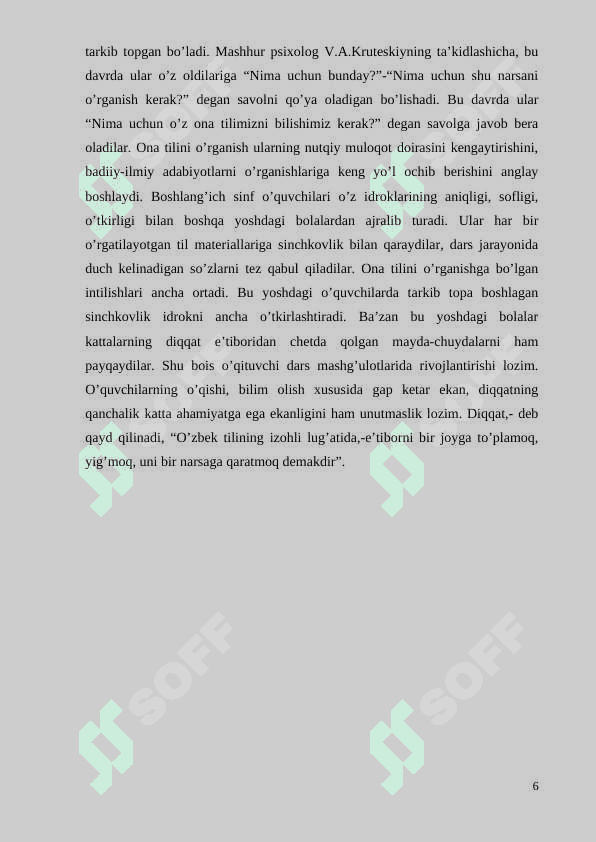 Boshlanğich sinflarda rasmga qarab insho yozish yõllari 6