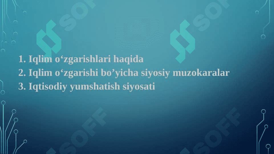 IQLIM O‘ZGARISHI 2