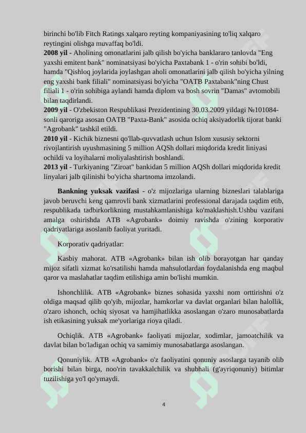 amaliyot hisoboti agrobank 4