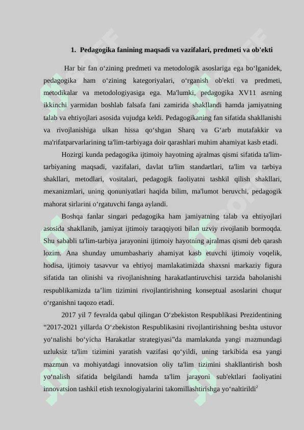 Pedagogika fanining maxsus tarmoqlari 5