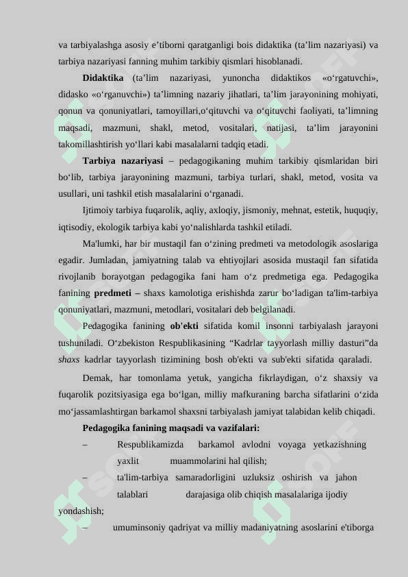Pedagogika fanining maxsus tarmoqlari 7