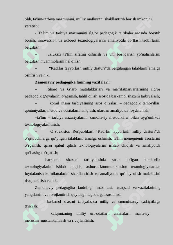 Pedagogika fanining maxsus tarmoqlari 8