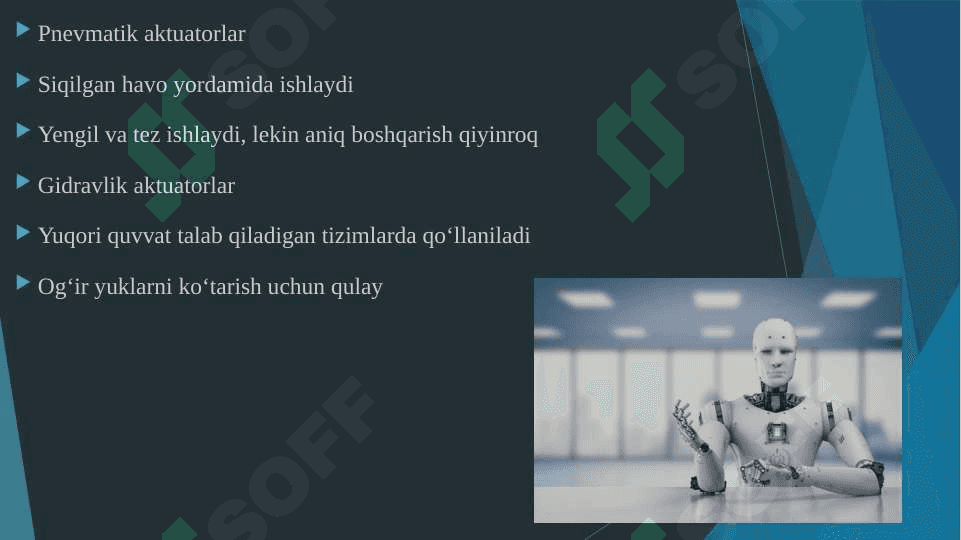 MEXATRONIKA VA ROBOTLARNING IJROCHI QURILMALARI 4