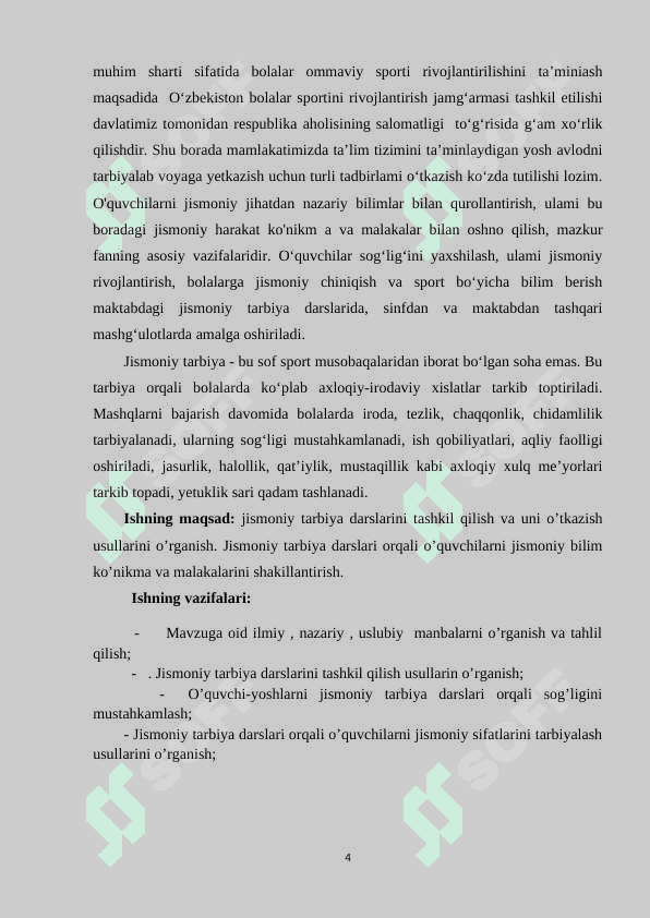 JISMONIY TARBIYA DARSLARIDA DARS KONSPEKTINI TUZISH 3