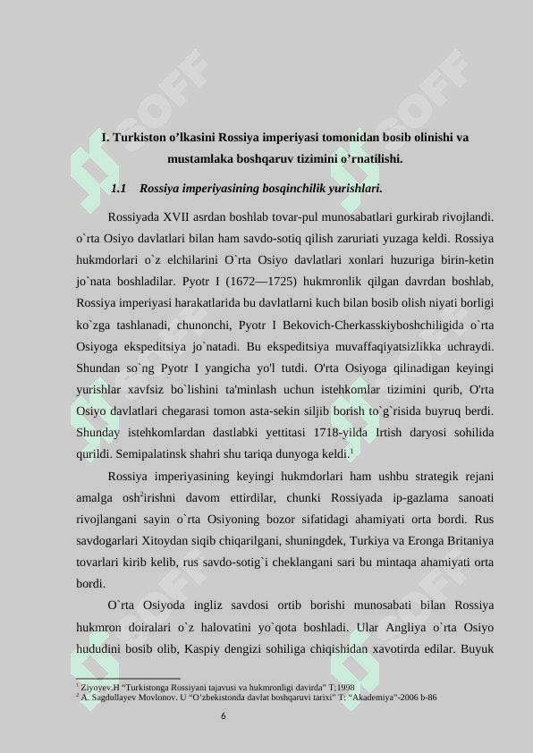 MAVZU: TURKISTONDA MUSTAMLAKA BOSHQARUV TIZIMINING TAKOMILLASHTIRILISHI. 5