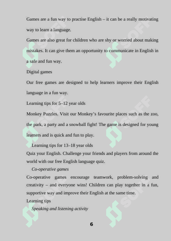 USING GAMES IN A FOREIGN LANGUAGE CLASSROOM 6