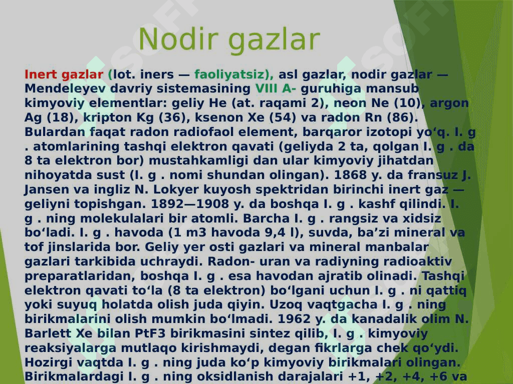 Nodir gazlar 4