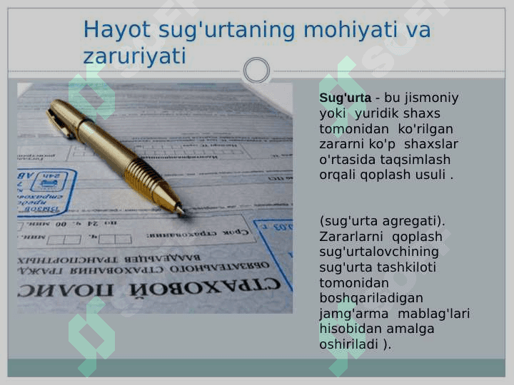 Yevropa Ittifoqi davlatlarida hayot sug‘urta bozori 2