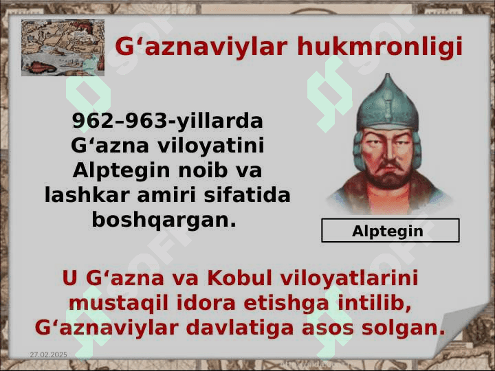 G‘aznaviylar 2