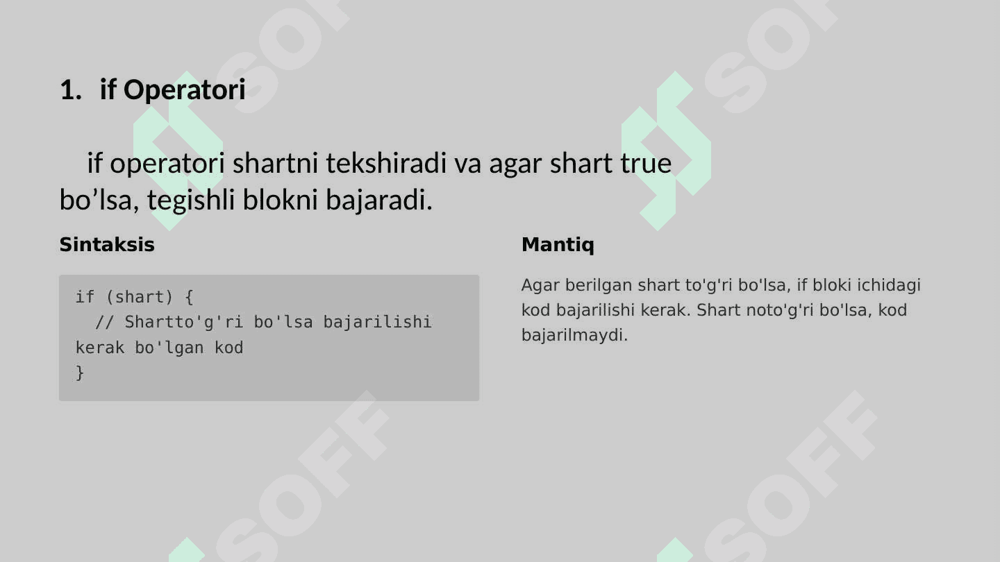 Shart operatori 7