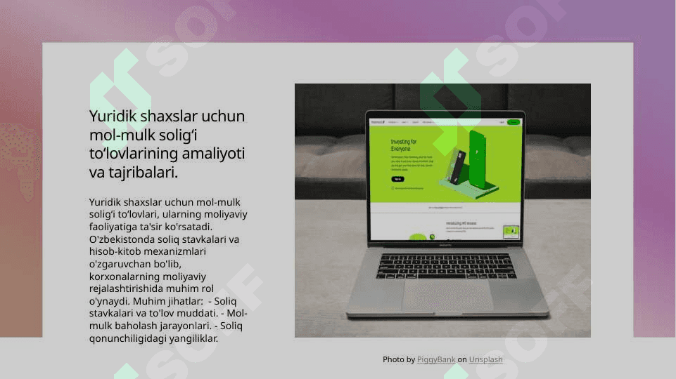 Yuridik shaxslarning mol-mulkiga solinadigan soliq 7