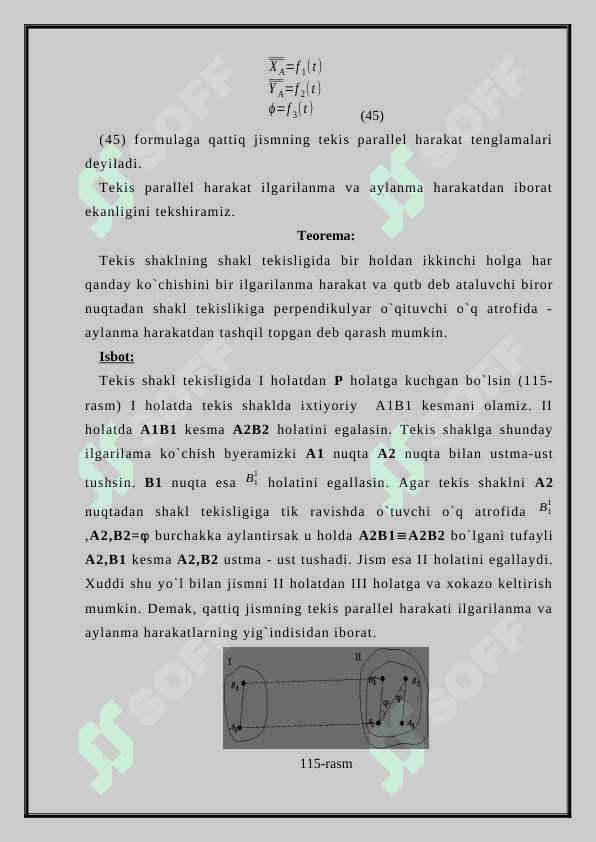 Qattiq jismning tekis parallel harakati 4