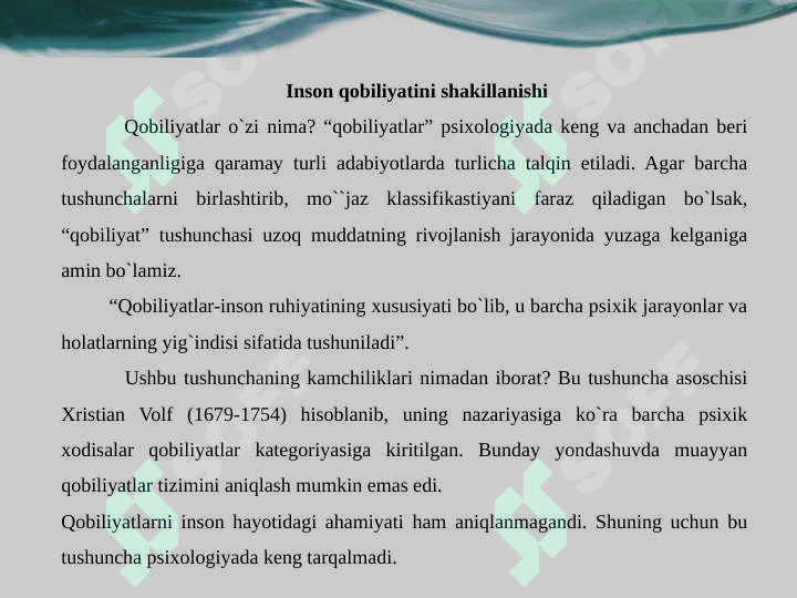 Qobiliyat, nutq va kasb 3