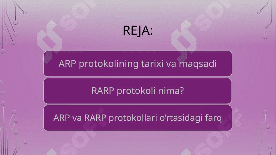 ARP va RARp protokollari 2