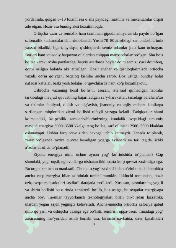 Jismoniy mashqlar texnikasining tasnifi va uning turlari 7