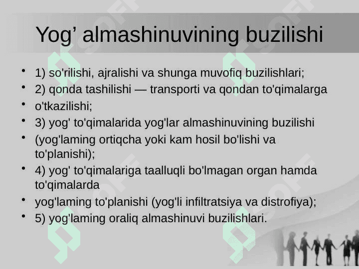 YOG’LAR ALMASHINUVING BUZILISHI 2