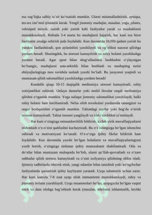 Salomatlik ulkan boylik 4