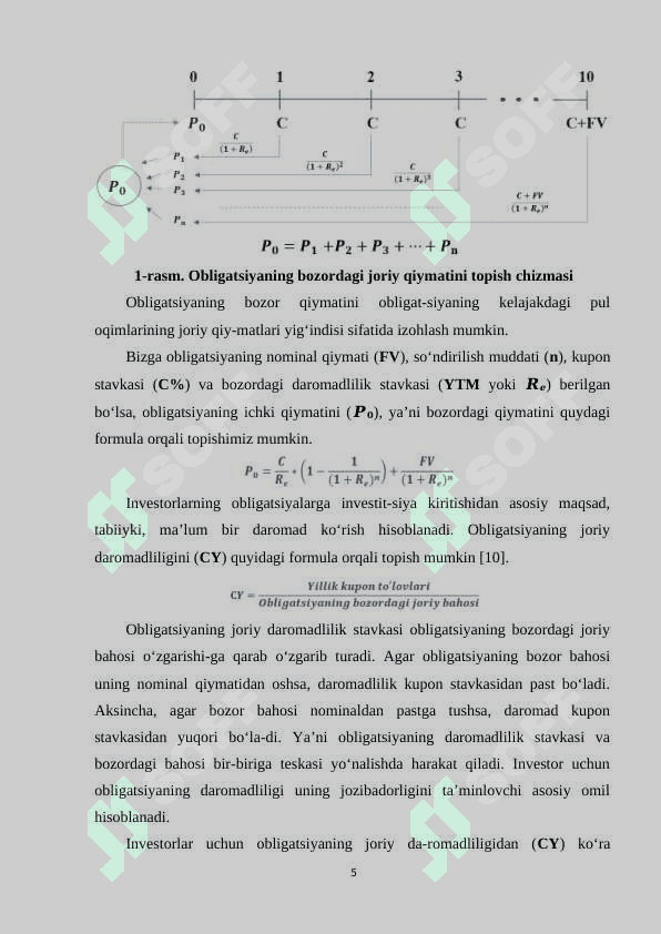 Obligasiyalar qiymati va daromadliligi 5