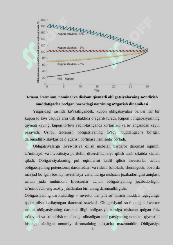 Obligasiyalar qiymati va daromadliligi 8