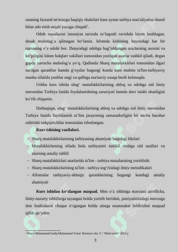 SHAXS TARBIYASIDA MUTAFFAKIRLARNING FIKRI 3